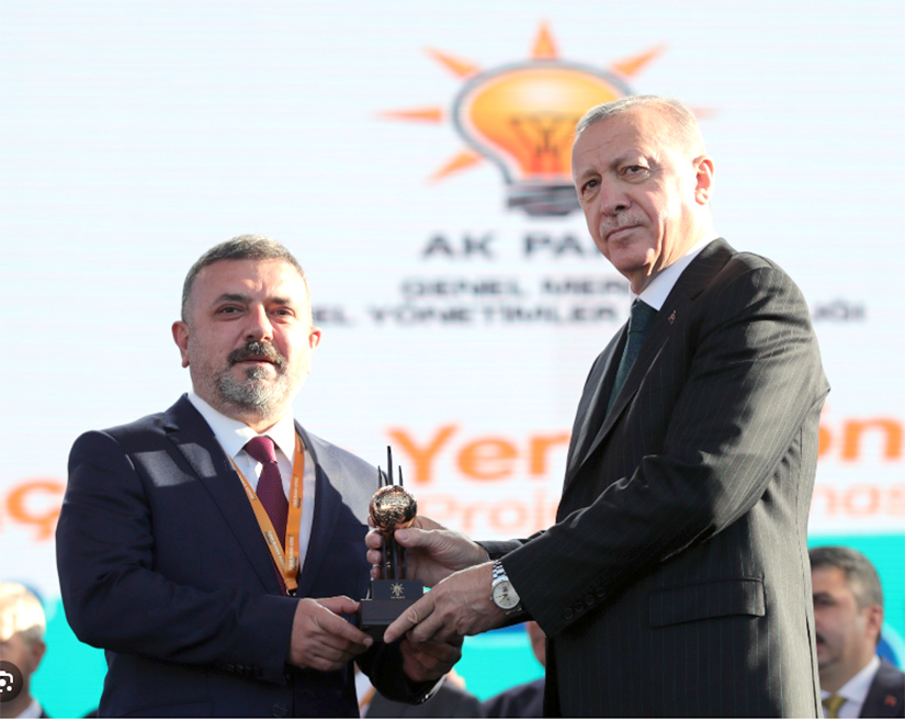 Başkan Murat Ercan’a bir ödül daha