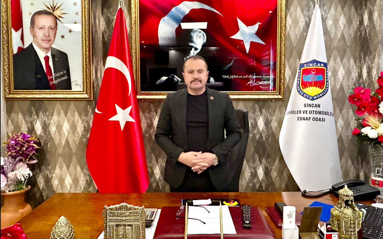 Sincan Şoförler Odası Başkanı İsa Yalçın’ın 30 Kasım Dünya Şoförler Günü Mesajı