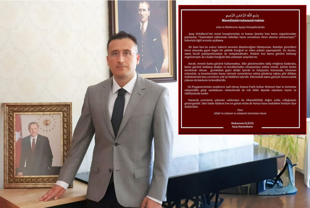 AYAŞ KAYMAKAMI MUHARREM ELİGÜL’DEN DİKKAT ÇEKEN PAYLAŞIM