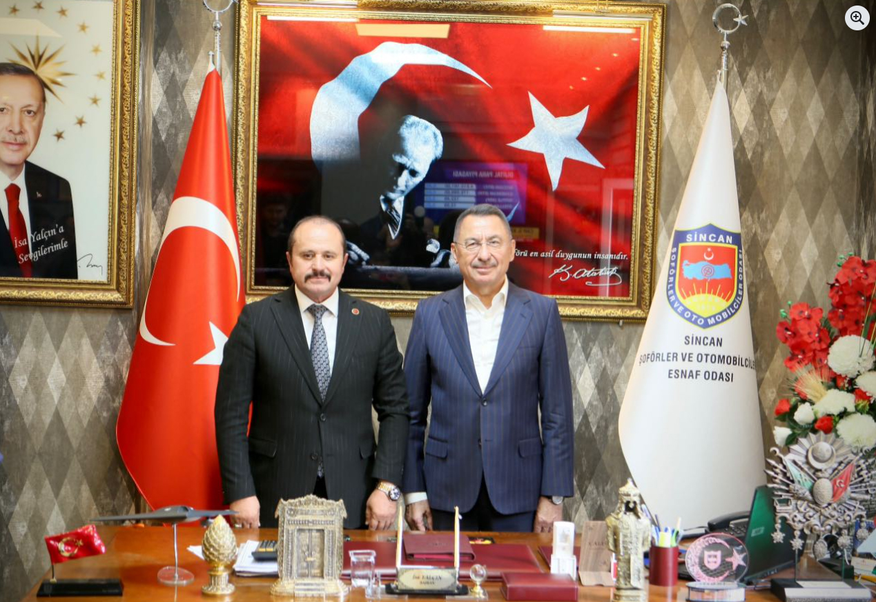 Fuat OKTAY’dan İsa Yalçın’a ziyaret