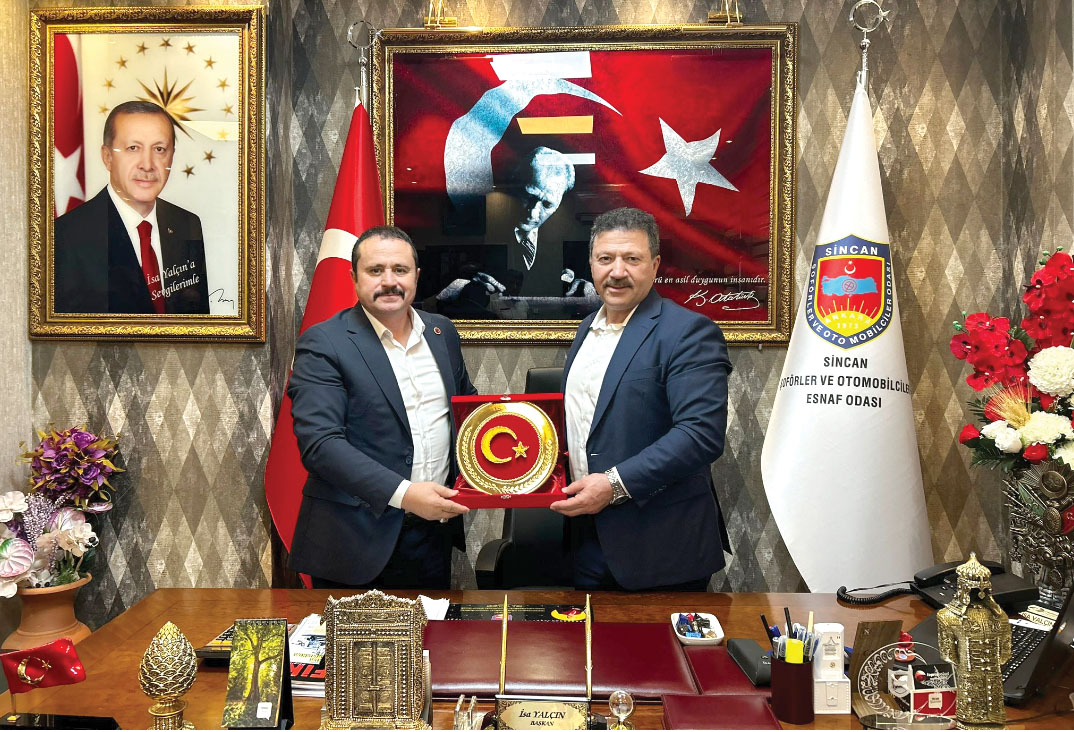 TŞOF Genel Başkanı Mehmet YİĞİNER’den, İsa YALÇIN’a ziyaret